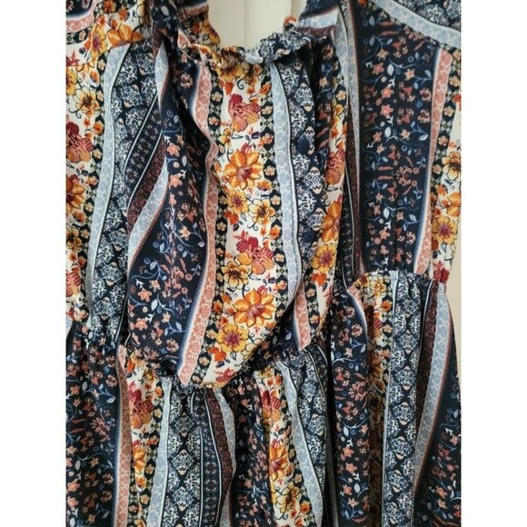 Rue 21 Plus Multicolor Print High Low Dress Size 4XL - Picture 5 of 5